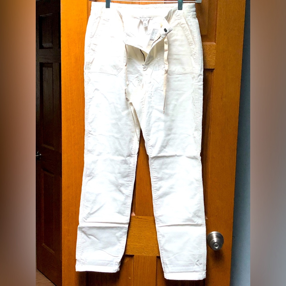 J. Crew NWT Woman’s size Medium Tall corduroy pants “Pull on Camp Pants”